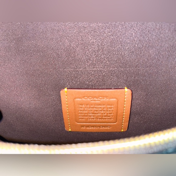 Coach Tabby Medium Polished Pebble Leather Shoulder Bag 26 - Picture 10 of 15